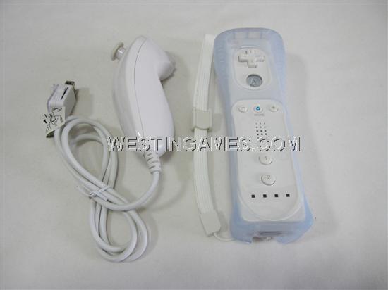 Wireless Remote and Nunchuck Controller without Packing for WII White (NEUTRAL)