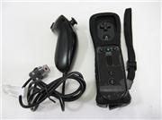 Wireless Remote & Nunchuk Controller Joypad Black with Blister for WII (NEUTRAL) 02