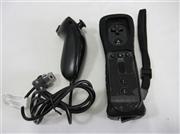 Wireless Remote and Nunchuck Controller without Packing for WII Black (NEUTRAL)