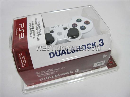 Dual Shock DualShock 3 Wireless Bluetooth SIXAXIS Controller White for All PS3 (New)