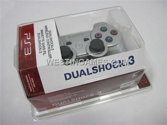 Dual Shock DualShock 3 Wireless Bluetooth SIXAXIS Controller Silver for All PS3 (New)