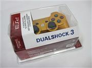 Dual Shock DualShock 3 Wireless Bluetooth SIXAXIS Controller Gold for All PS3 (New)