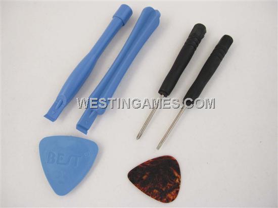 6PCS Repair Screwdriver Kit Opening Tools Set for Iphone 2G/3G Ipod NDS-Lite PSP