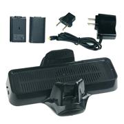 Double Fan Cooling Vertical Stand with Induction Dual Charger Dock for XBOX360 Slim 02