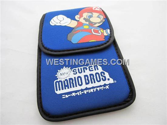 Cartoon Game Theme Soft Cotton Bag for Nitendo DSI/NDSi Blue