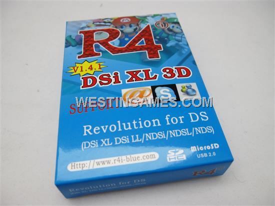 R4I NDSi LL 3D Support V1.4.1 with Blue Packing for NDS/DS Lite/DSi/DSi XL