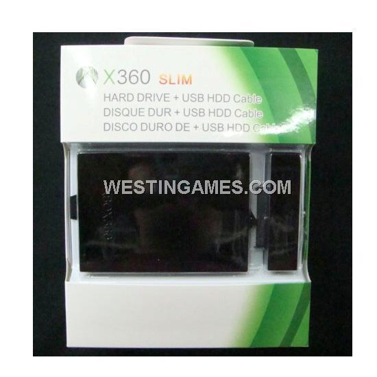 2 IN 1 Hard Drive HDD Shell Case with HDD Transfer Cable Kit Black for XBOX 360 KINECT