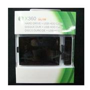 2 IN 1 Hard Drive HDD Shell Case with HDD Transfer Cable Kit Black for XBOX 360 KINECT