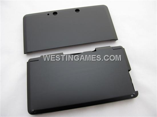 Protective Aluminum Case with Inner Cloth Black for N3DS/3DS