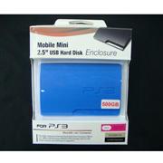 500G/GB 2.5 inch USB 2.0 External HDD Hard Disk Storage Blue for PS3 / Xbox360 /Wii/ PC