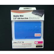 320G/GB 2.5 inch USB 2.0 External HDD Hard Disk Storage Blue for PS3 / Xbox360 /Wii/ PC