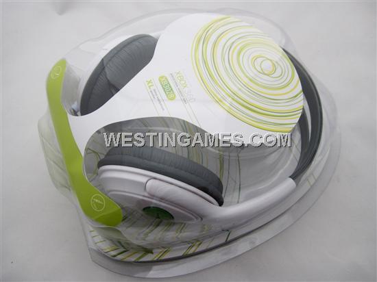 Sensational Headset with Microphone for XBox 360 - White (109CM-Cable)