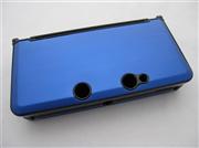Protective Plastic Case with Aluminum Cover Blue for N3DS/3DS