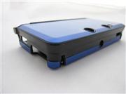 Protective Plastic Case with Aluminum Cover Blue for N3DS/3DS 03