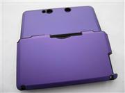 Protective Plastic Case with Aluminum Cover Purple Violet for N3DS/3DS 02