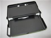Protective Plastic Case with Aluminum Cover Apple Green for N3DS/3DS 02
