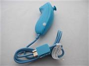 Remote and Nunchuk Controller Blue for Nintendo WII 04