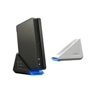 Blue Light Triangle Charger Station Black for N3DS/3DS