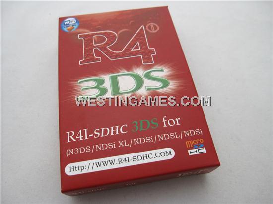 Genuine R4I-SDHC Fire Card Red Packing for NDSL/DSi/DSixl/3DS