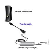 Fat Power Adaptor to Slim Console Transfer Transform Cable for Xbox 360 05
