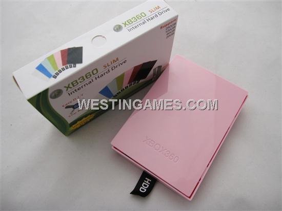 Internal Hard Drive HDD Housing Shell Case DIY Clip and Lock Pink for XBOX360 SLIM (OEM)