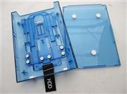 New Hard Drive HDD Housing Shell Case Transparent Blue for XBOX360 SLIM (OEM) 03