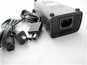Designer's Black Power Brick Supply Ac Adapter 135W for Microsoft XBOX 360 Slim (US Plug) 02