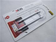Retractable Touch Stylus Pen White for Nintendo 3DS