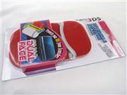 Soft Bag Dual Face Reversible Case Red for N3DS/3DS