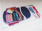Soft Bag Dual Face Reversible Case Blue for N3DS/3DS