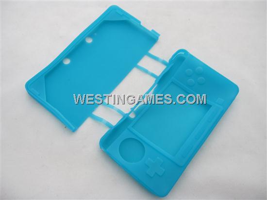 Silicone Sleeve Case Blue for Nintendo 3DS