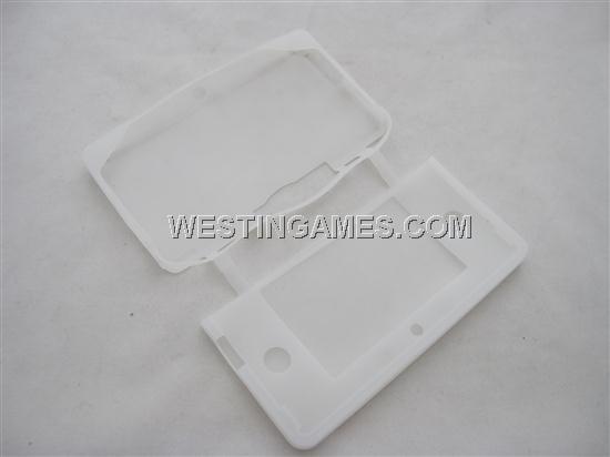 Silicone Sleeve Case White for Nintendo 3DS