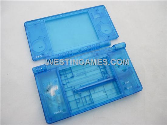 Complete Housing Shell Case Replacement Transparent Blue for Nintendo DSI
