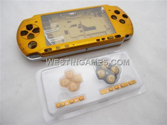 Complete Housing Shell Case Replacement Yellow for PSP 3000