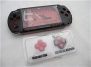 Complete Housing Shell Case Black/Red Limited edition for Sony PSP 3000 (God of War)