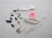 Complete Housing Shell Case Replacement Transparent Red for PSP 3000 03