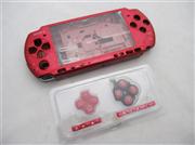 Complete Housing Shell Case Replacement Red for PSP 3000