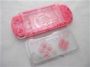Complete Housing Shell Case Replacement Crystal Red for PSP 2000