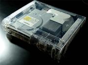 Full Console Housing Shell Case With HDMI Port Transparent Crystal Clear for Xbox360 03