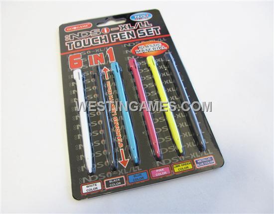 6 in 1 NDSi/NDSi-XL/LL Touch Pen Set