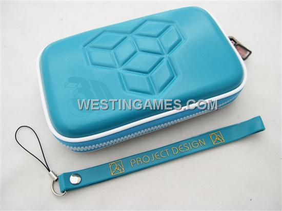 Leather Airform Game Pouch Blue for N3DS/3DS (A Grade)