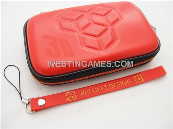 Leather Airform Game Pouch Red for N3DS/3DS