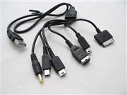 11 IN 1 Blue Light Car Charger Power Charging for 3DS/DSi/Iphone/PSP/PC/MP3 05