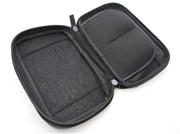 Soft Protective Carrying Leather Pouch with Carabiner Clip for NDSi LL (Black + White) 03