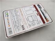 Soft Protective Carrying Leather Pouch with Carabiner Clip for NDSi LL (Black + White) 05