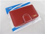 Colored Leather Case Bag Red for Nintendo 3DS/3DS 05