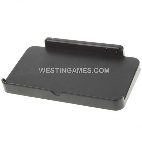 Flat Charging Charge Stand Black for Nintendo 3DS (4.6~5.2V)