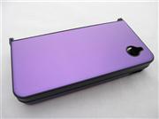 Protective Plastic Case with Aluminum Cover Purple for NDSi LL/XL