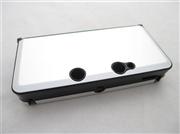 Protective Plastic Case with Aluminum Cover Silver for N3DS/3DS