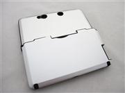 Protective Plastic Case with Aluminum Cover Silver for N3DS/3DS 02